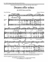 Dreams Offer Solace SATB choral sheet music cover